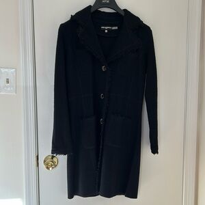 Karl Lagerfeld Paris black long outwear